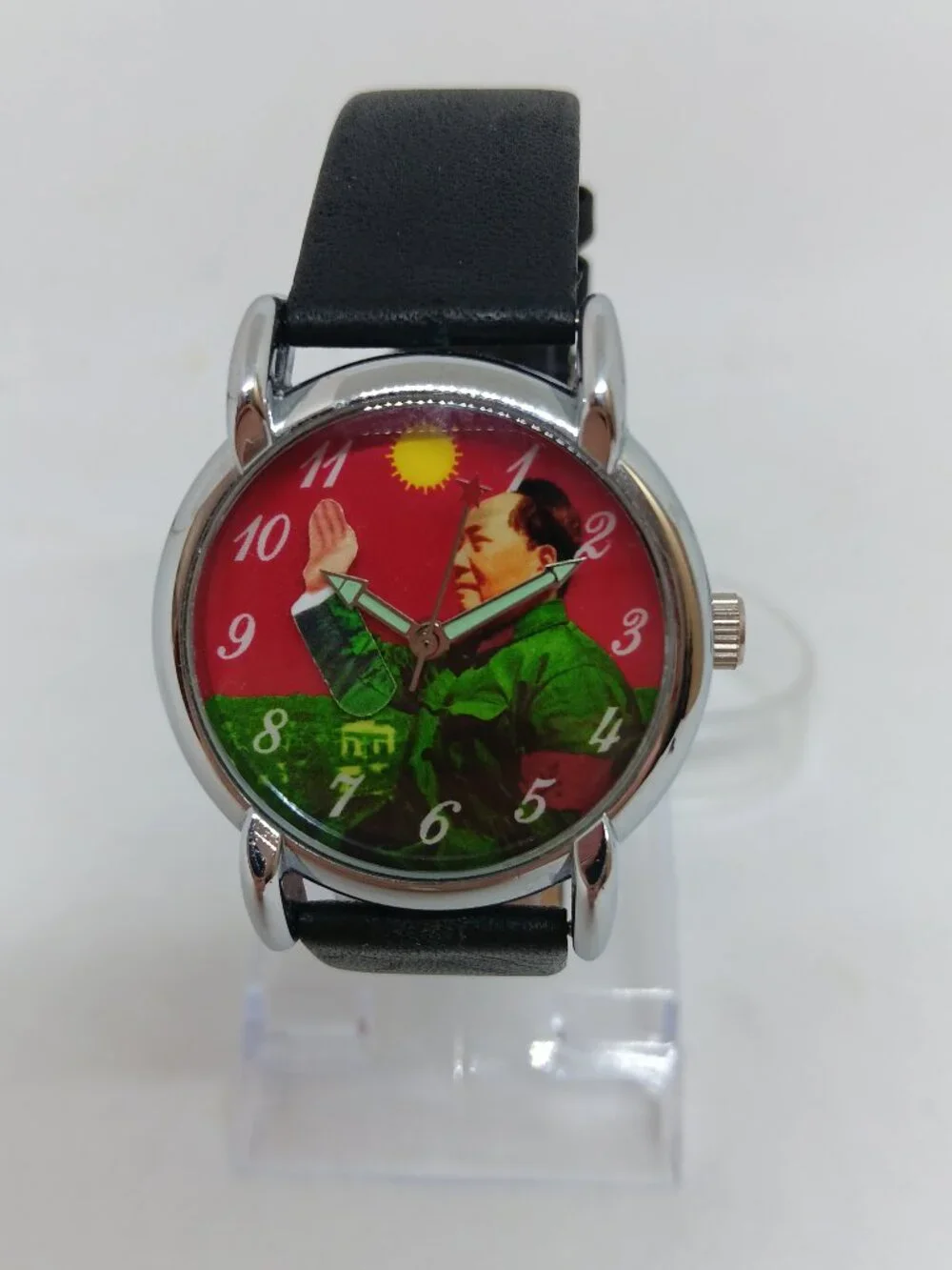 Vintage 1990 Mao Zedong 36mm Collectible Waving Hand Automaton Watch PLS READ - Picture 3 of 12